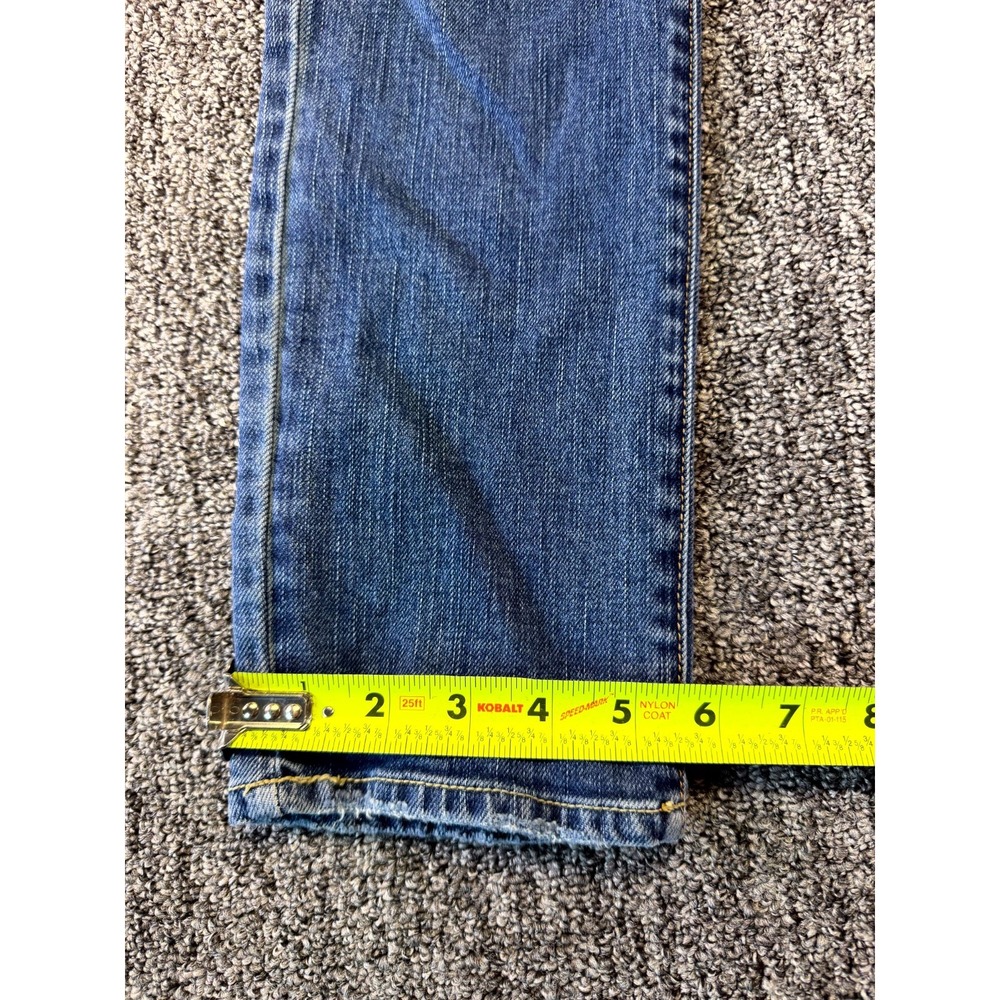American Eagle Outfitters Stretch Jeans Womens 8 Blue Denim Light Wash Straight - Picture 12 of 16